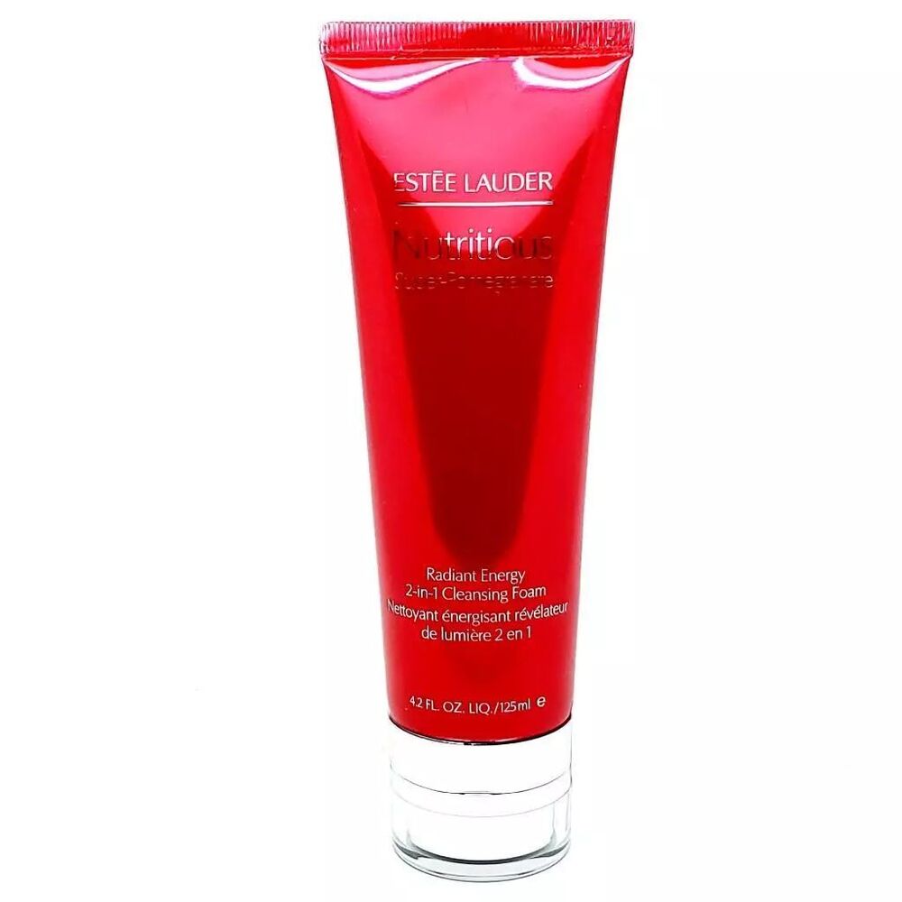 New Estee Lauder Nutritious Super-Pomegranate 2-In-1 Cleansing Foam 4.2 OZ